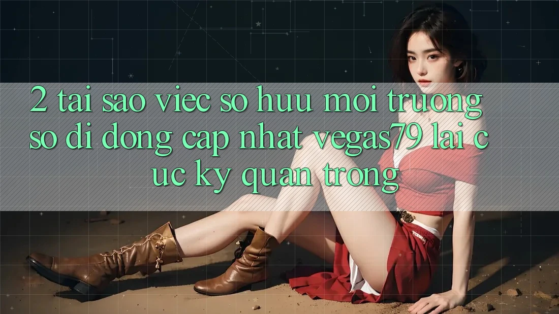 2. Tại sao việc sở hữu “Môi trường số di động Cập Nhật Vegas79” lại cực kỳ quan trọng? 2. Tại sao việc sở hữu “Môi trường số di động Cập Nhật Vegas79” lại cực kỳ quan trọng?