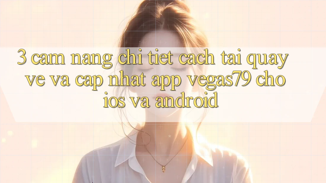 3. Cẩm nang chi tiết cách tải quay về và cập nhật App Vegas79 cho iOS và Android