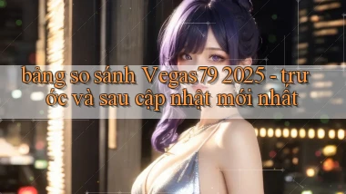bảng so sánh Vegas79 2025   trước và sau cập nhật mới nhất