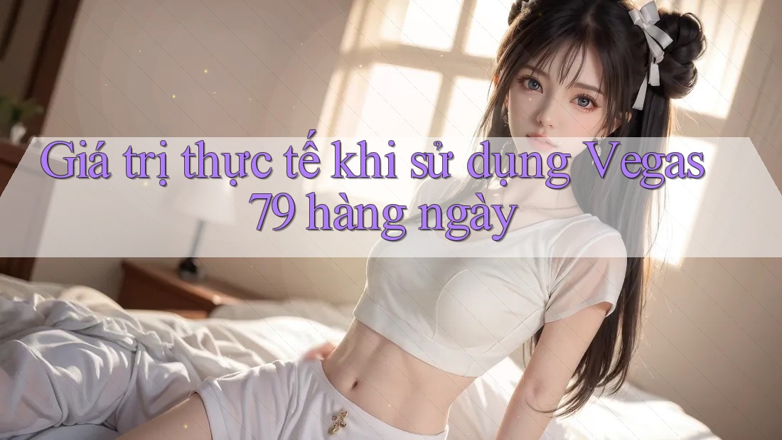 Giá trị thực tế khi sử dụng Vegas79 hàng ngày Giá trị thực tế khi sử dụng Vegas79 hàng ngày