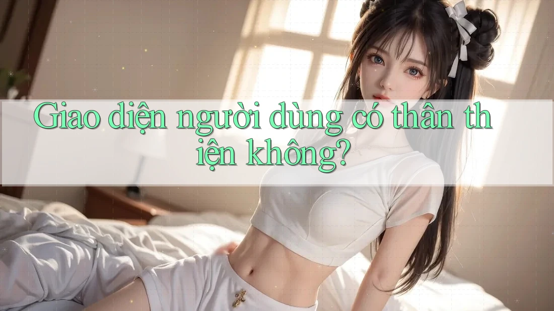 Giao diện người dùng có thân thiện không? Giao diện người dùng có thân thiện không?