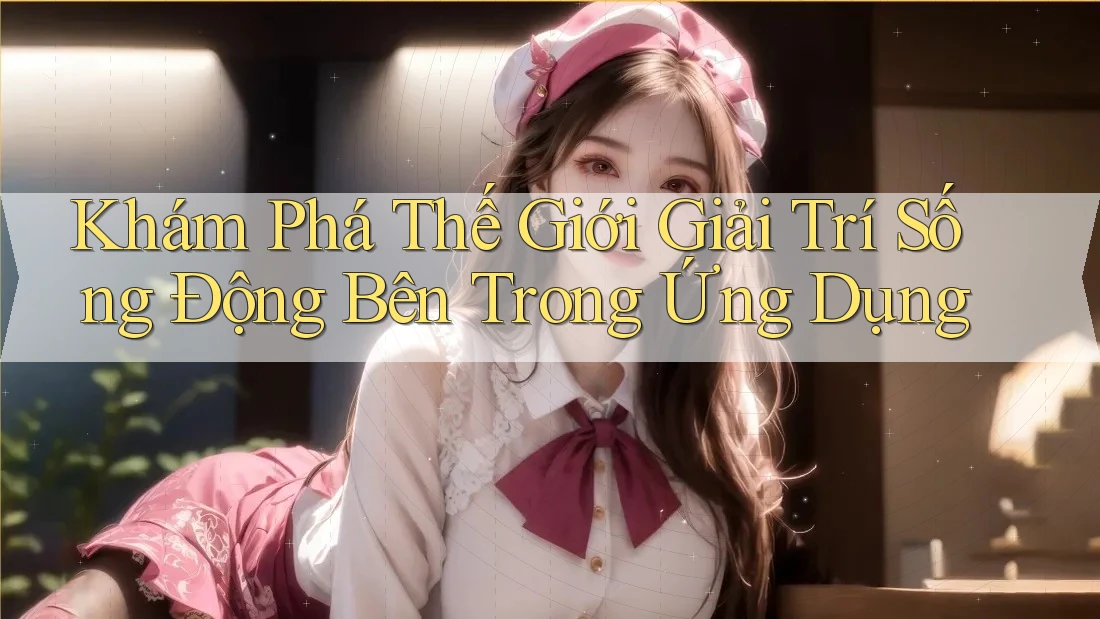 Khám Phá Thế Giới Giải Trí Sống Động Bên Trong Ứng Dụng