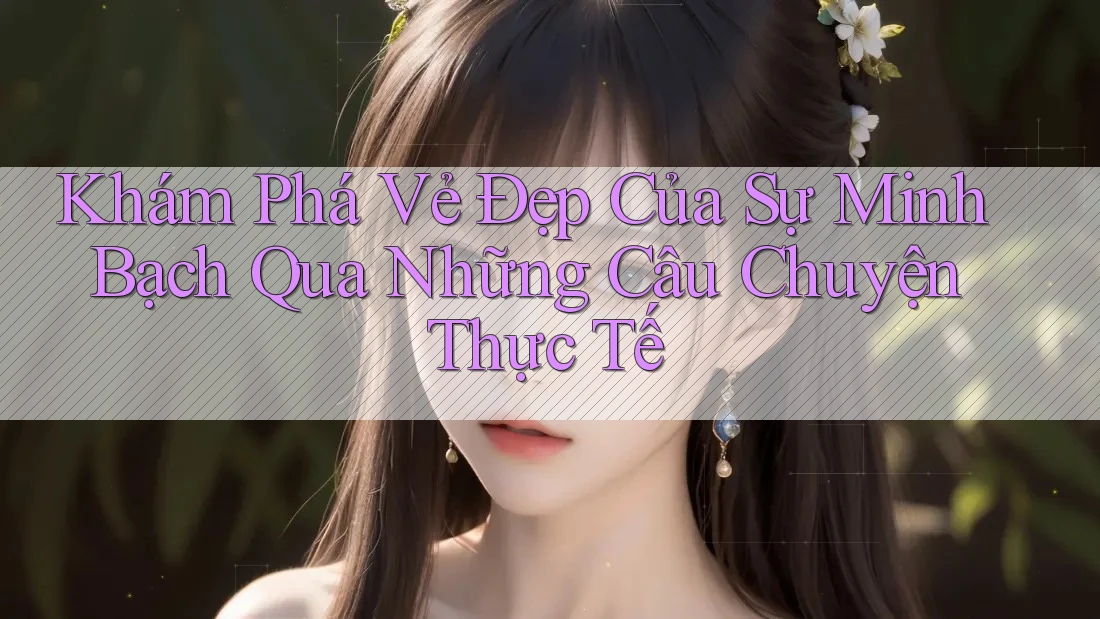 Khám Phá Vẻ Đẹp Của Sự Minh Bạch Qua Những Câu Chuyện Thực Tế Khám Phá Vẻ Đẹp Của Sự Minh Bạch Qua Những Câu Chuyện Thực Tế