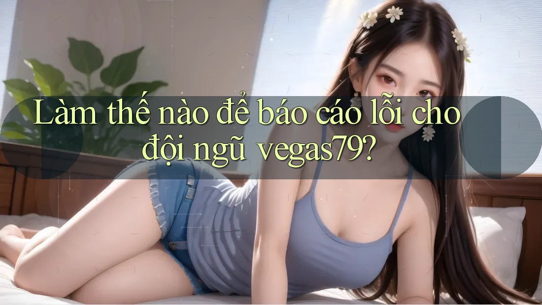 Làm thế nào để báo cáo lỗi cho đội ngũ vegas79? Làm thế nào để báo cáo lỗi cho đội ngũ vegas79?