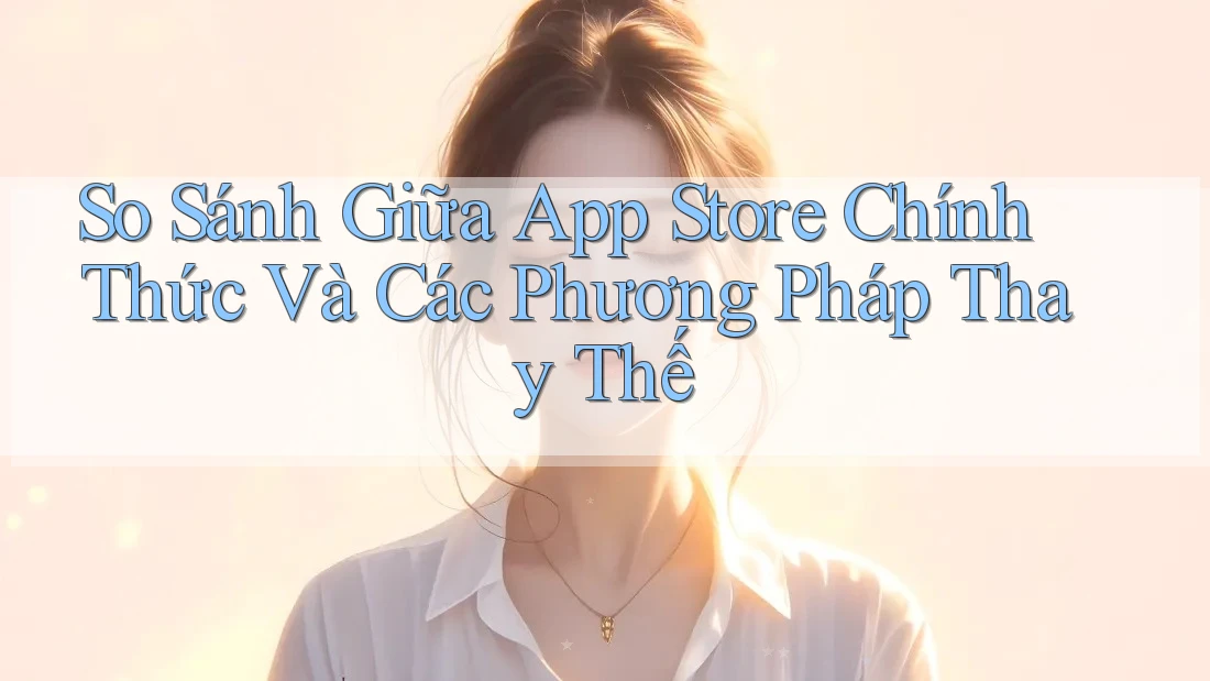 So Sánh Giữa App Store Chính Thức Và Các Phương Pháp Thay Thế