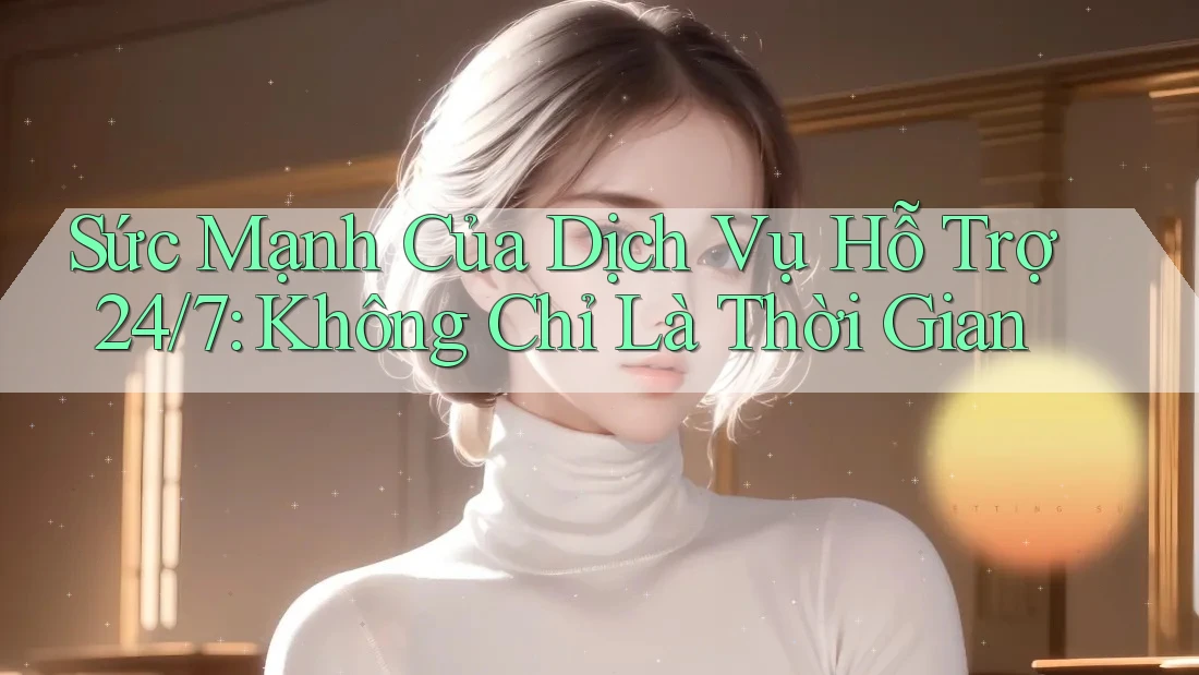 Sức Mạnh Của Dịch Vụ Hỗ Trợ 24/7: Không Chỉ Là Thời Gian Sức Mạnh Của Dịch Vụ Hỗ Trợ 24/7: Không Chỉ Là Thời Gian