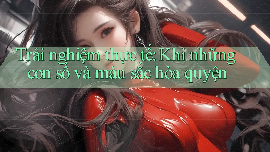 Trải nghiệm thực tế: Khi những con số và màu sắc hòa quyện Trải nghiệm thực tế: Khi những con số và màu sắc hòa quyện