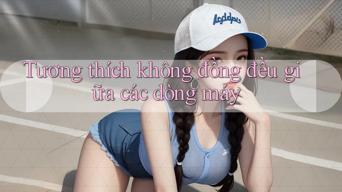 Tương thích không đồng đều giữa các dòng máy Tương thích không đồng đều giữa các dòng máy