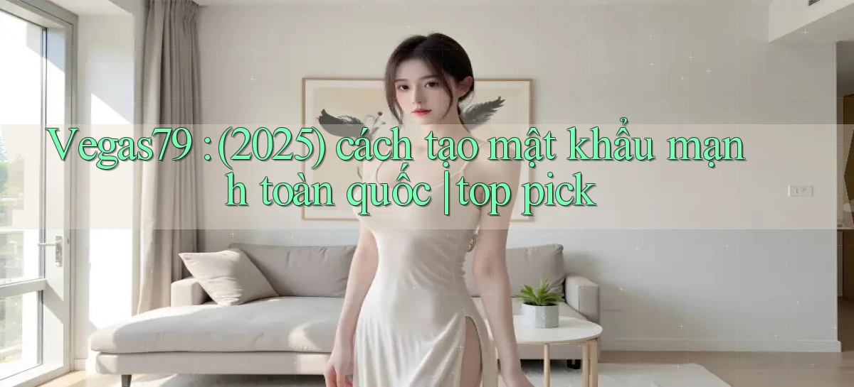 Vegas79 (2025) cách tạo mật khẩu mạnh toàn quốc top pick