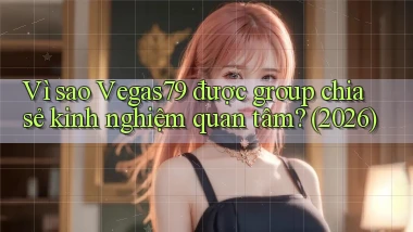 Vì sao Vegas79 được group chia sẻ kinh nghiệm quan tâm (2026)